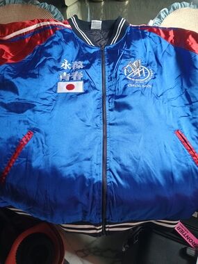 Silk cranes Varsity Jacket